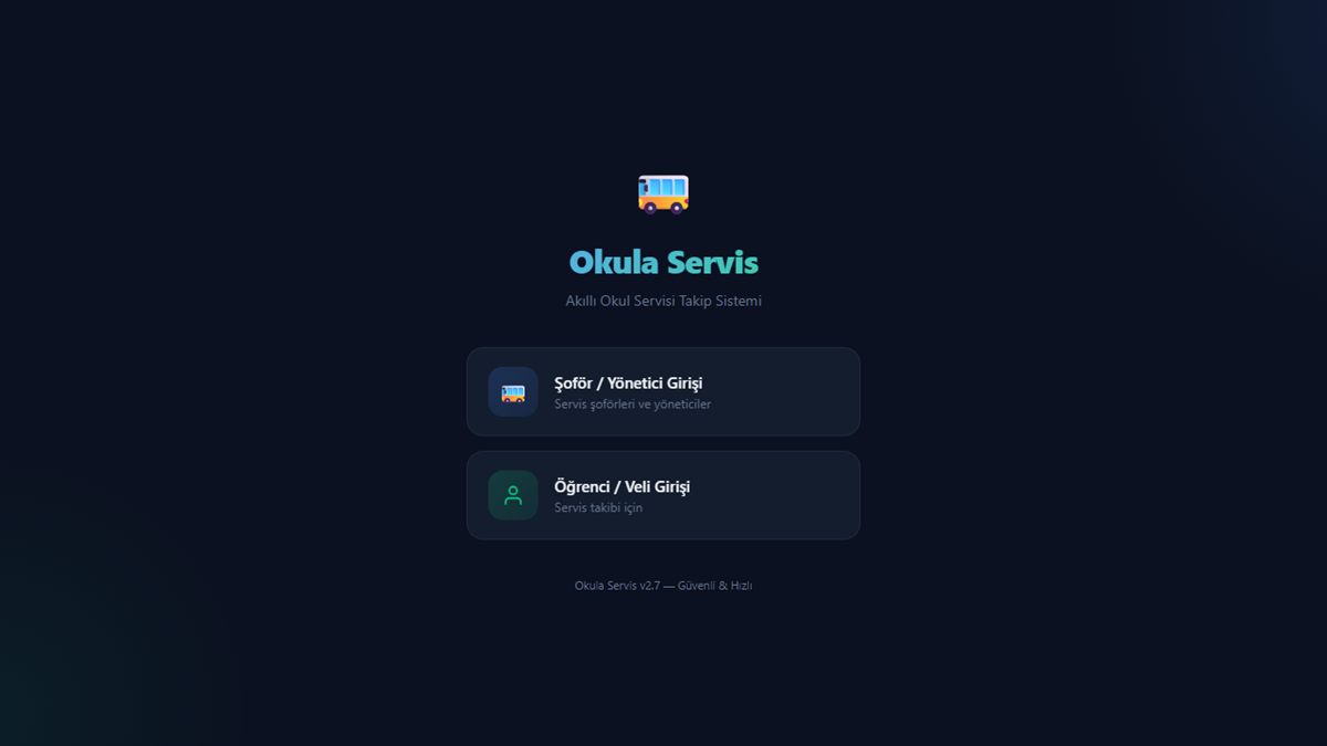 Okula Servis